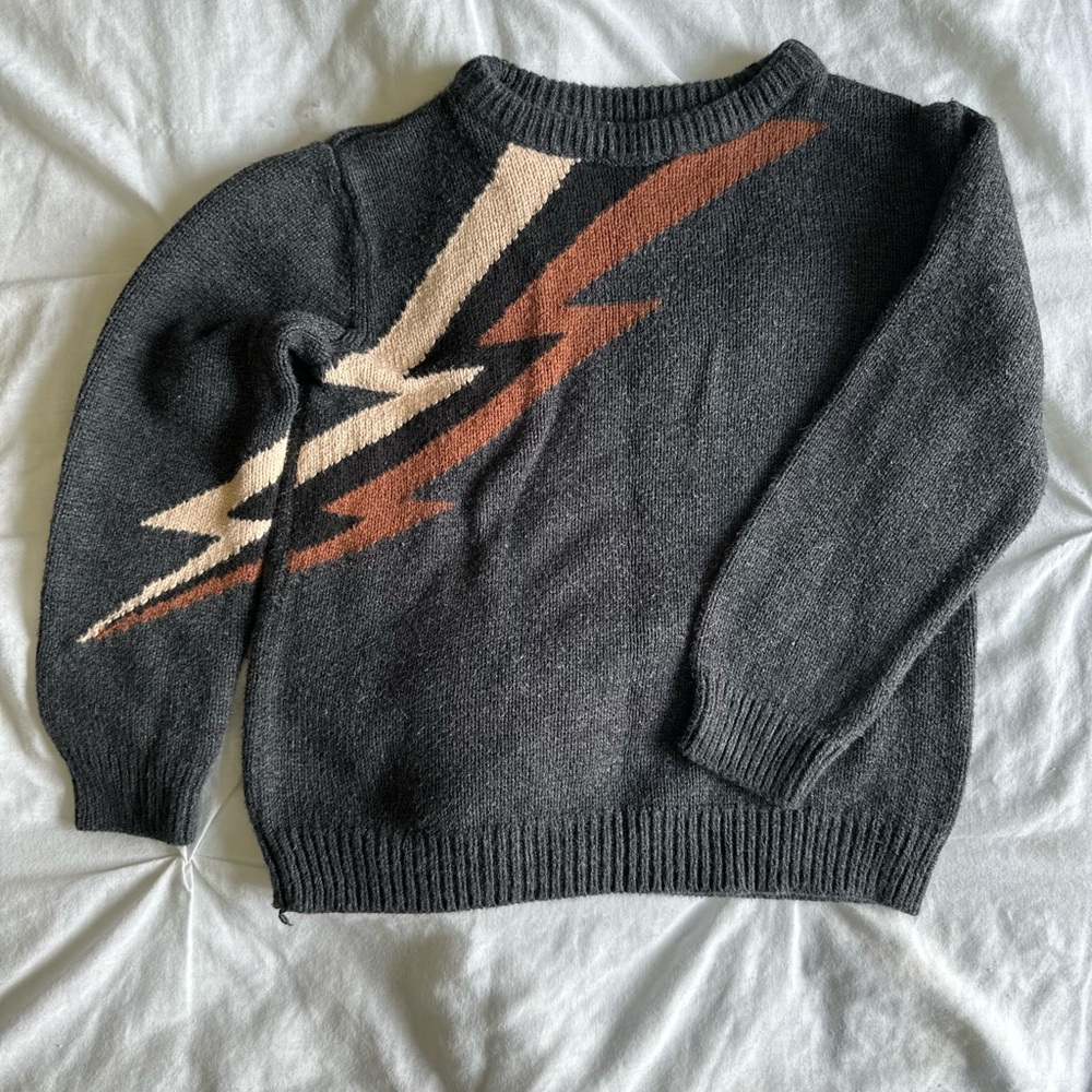 Gymboree Lightning Bolt Sweater 3T